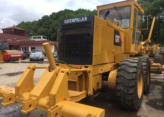 Second Hand Motor Grader CAT 140H 6 Tires With Blade And With Ripper