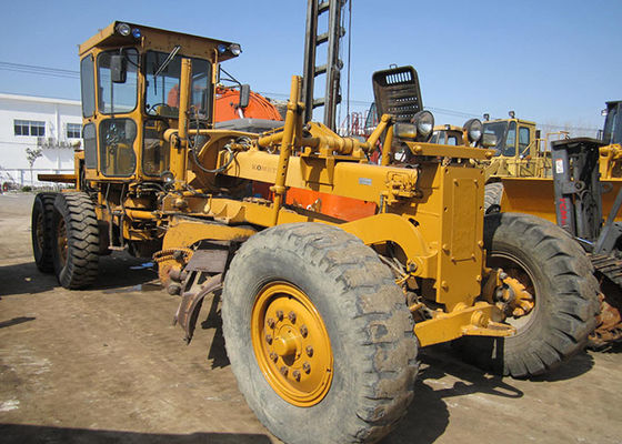 Original Color Second Hand Motor Grader / Old Road Grader Komatsu GD505A-2