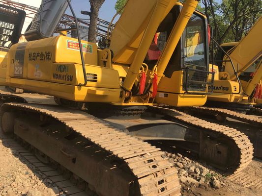 0.8M3 Capacity Used Excavator Komatsu PC220-7 Crawler Type Heavy Equipment