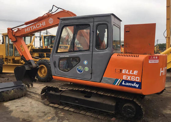 0.3M3 Capacity Old Hitachi Excavators Crawler EX60-1 Weight 6000KG