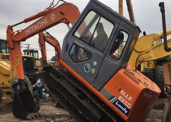 0.3M3 Capacity Old Hitachi Excavators Crawler EX60-1 Weight 6000KG