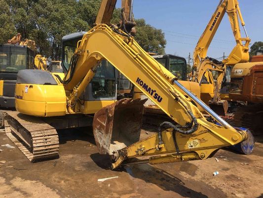 Yellow Used Crawler Excavator Komatsu PC78US-6 Construction Equipment Earthmoving